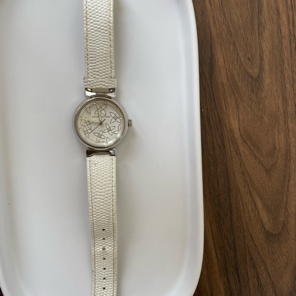 Louis Vuitton Tambour sliver flower watch main image 9